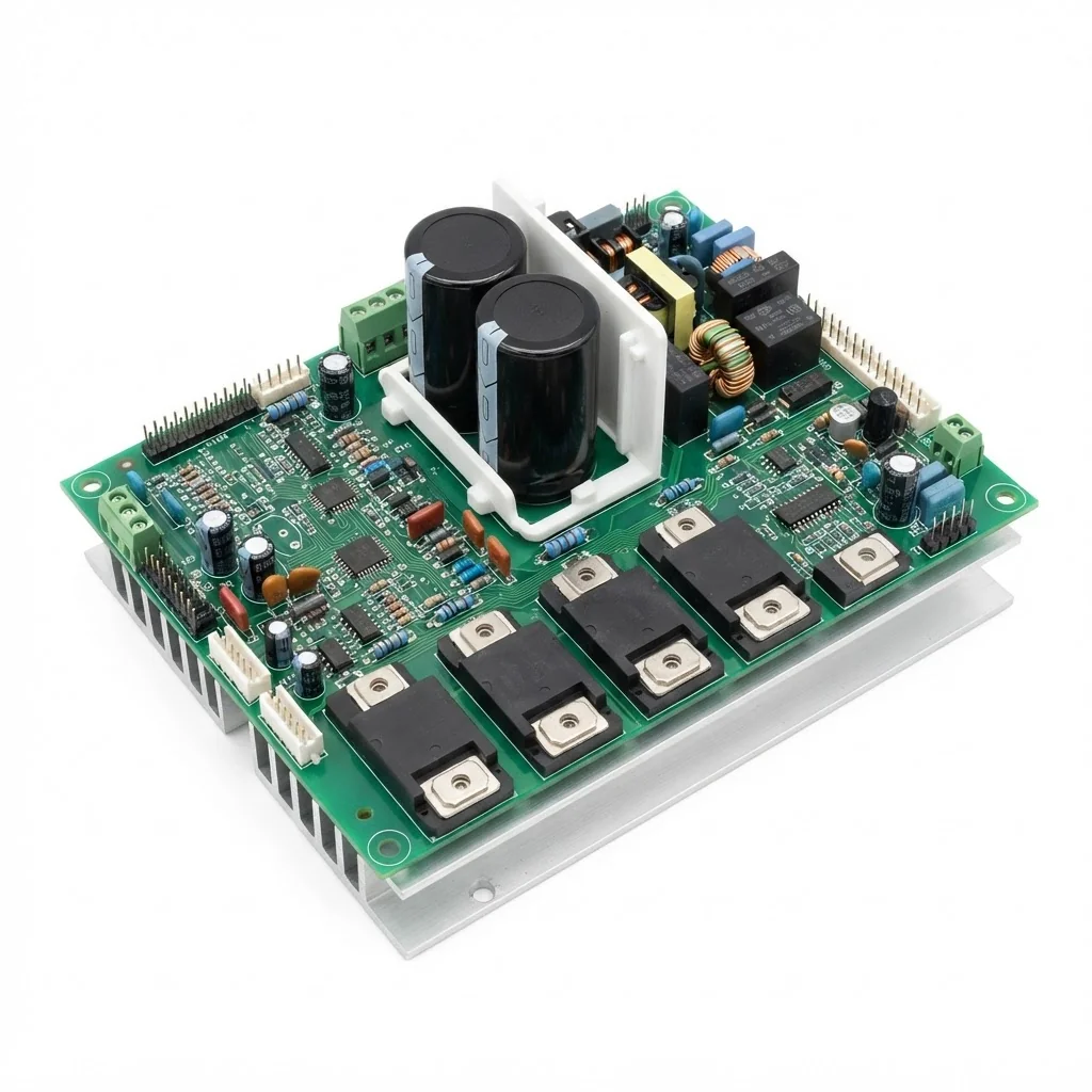 VFD Motor Driver with IGBT power stage and heavy-copper PCB